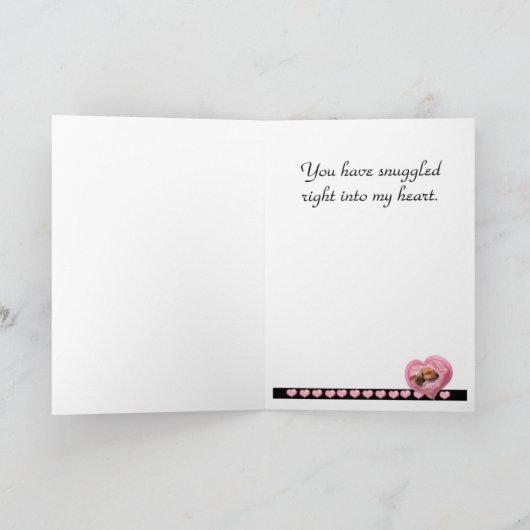 De Kaart van de Valentijnsdag van de tekkel (Binnen)