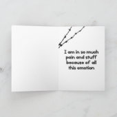 De Kaart van de Valentijnsdag van Emo (Binnen)