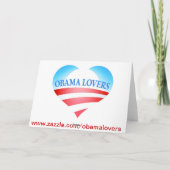 De Kaart van de Valentijnsdag van Obama van Barack (Achterkant)