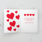 De Kaart van de Valentijnsdag voor Zoon (Binnen)