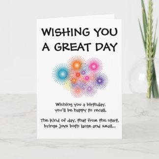 DE KAART VAN DE VERJAARDAG