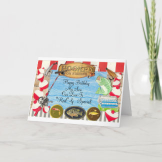 De kaart van de verjaardag aan Mijn Speciale Zoon