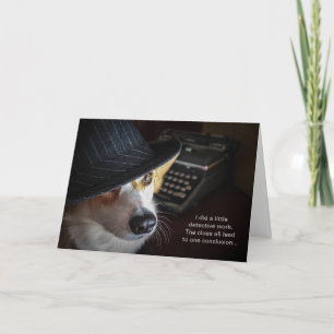 De kaart van de Verjaardag van Corgi van de