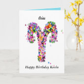 De Kaart van de Verjaardag van de Astrologie van (Gele Bloem)