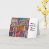 De Kaart van de Verjaardag van de Boekenwurm (Gele Bloem)