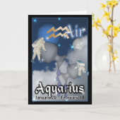 De kaart van de Verjaardag van de Dierenriem van (Gele Bloem)