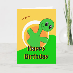 De Kaart van de Verjaardag van de dinosaurus