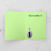 De Kaart van de Verjaardag van de Dinosaurus van (Binnen)