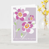 De Kaart van de Verjaardag van de dochter (Gele Bloem)