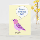 De Kaart van de Verjaardag van de douane (Gele Bloem)