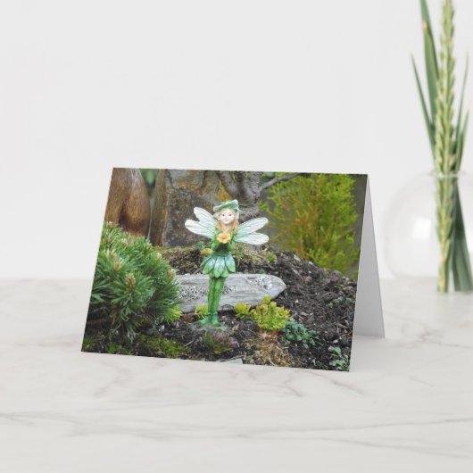 De Kaart van de Verjaardag van de fee (Voorkant)