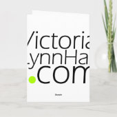 De Kaart van de Verjaardag van de Fotografie "van (Achterkant)