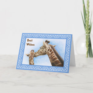 De Kaart van de Verjaardag van de Giraffe & van