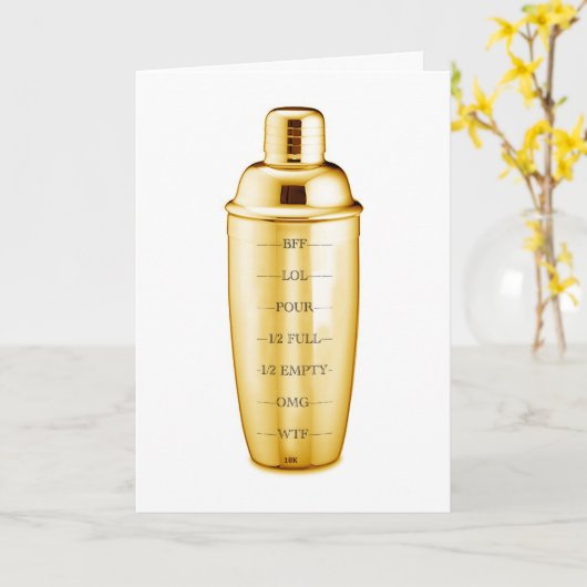 De Kaart van de Verjaardag van de Goudstandaard (Gele Bloem)