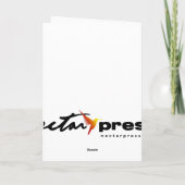 De Kaart van de Verjaardag "van de Jaren van de (Achterkant)