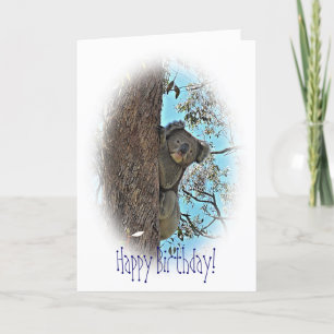 De Kaart van de Verjaardag van de koala