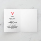 De Kaart van de Verjaardag van de Ram (Binnen)