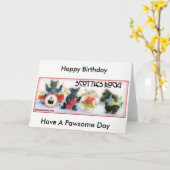 De Kaart van de Verjaardag van de Rots van (Gele Bloem)