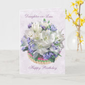 De Kaart van de Verjaardag van de schoondochter (Gele Bloem)