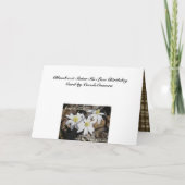 De Kaart van de Verjaardag van de Schoonzuster van (Achterkant)