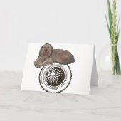 De Kaart van de Verjaardag van de struisvogel (Achterkant)