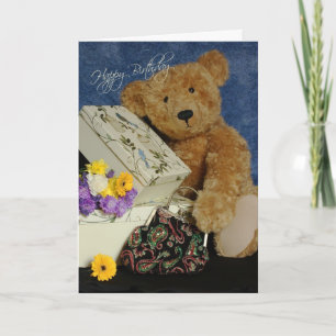 De Kaart van de Verjaardag van de teddybeer