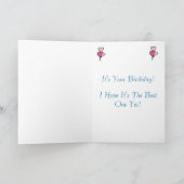 De Kaart van de Verjaardag van de Vogel van (Binnen)