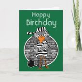 De Kaart van de Verjaardag van de Vogel van de (Voorkant)