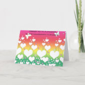 De Kaart van de Verjaardag van de vrede en van de (Achterkant)