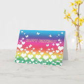 De Kaart van de Verjaardag van de vrede en van de (Gele Bloem)