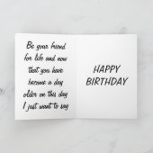 DE KAART VAN DE VERJAARDAG VAN DE VRIEND (Binnen)