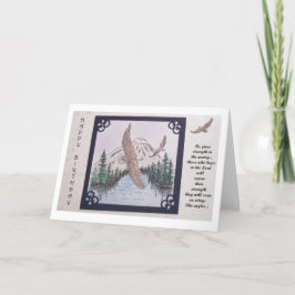 De Kaart van de Verjaardag van Eagle