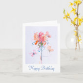 De Kaart van de Verjaardag van Fleur van de (Gele Bloem)