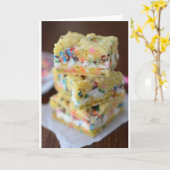 De Kaart van de Verjaardag van Funfetti (Gele Bloem)