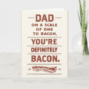 De Kaart van de Verjaardag van het Bacon van de