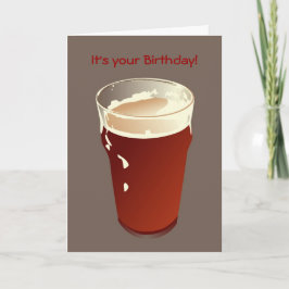 De Kaart van de Verjaardag van het bier
