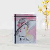 De Kaart van de Verjaardag van het Ontwerp van het (Gele Bloem)