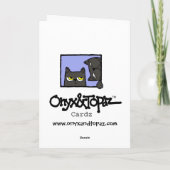 De Kaart van de Verjaardag van het onyx (Achterkant)