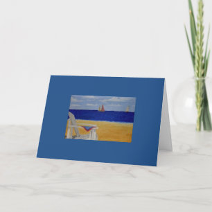 De Kaart van de Verjaardag van het Strand van