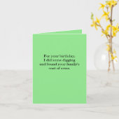 De Kaart van de Verjaardag van het wapenschild (Gele Bloem)