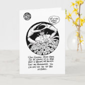 De Kaart van de Verjaardag van "Krabben FICTS" (Gele Bloem)