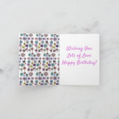 De Kaart van de Verjaardag van vuurraderen (Binnen)