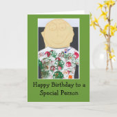 De kaart van de verjaardag voor een speciale (Gele Bloem)