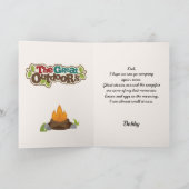 De Kaart van de verjaardag voor papa van het Kind (Binnen)