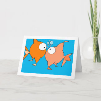 de kaart van de vissenliefde