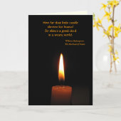 De Kaart van de Vlam van de Kaars van Shakespeare (Gele Bloem)