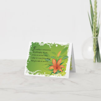 De Kaart van de vriendschap