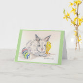 De Kaart van de Waterverf van Pasen van het (Gele Bloem)