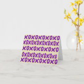 de Kaart van de "xoxo" Nota (Gele Bloem)