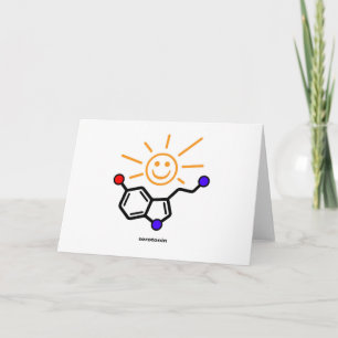 De Kaart van de Zonneschijn van de serotonine